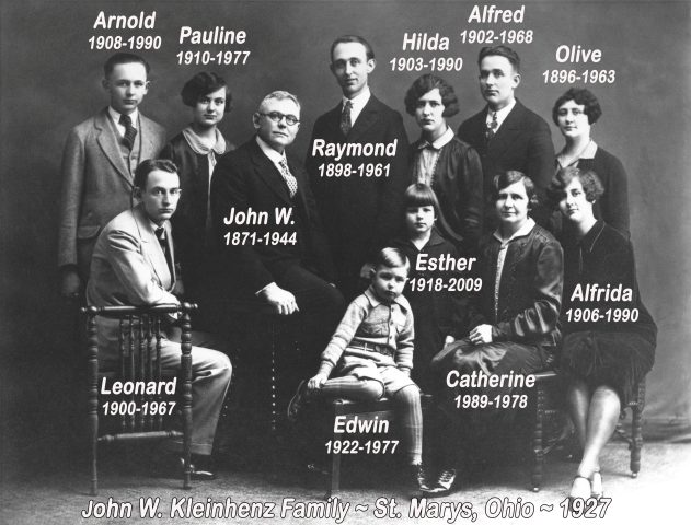 John-W-Kleinhenz-Family-1927-names-dates.jpg